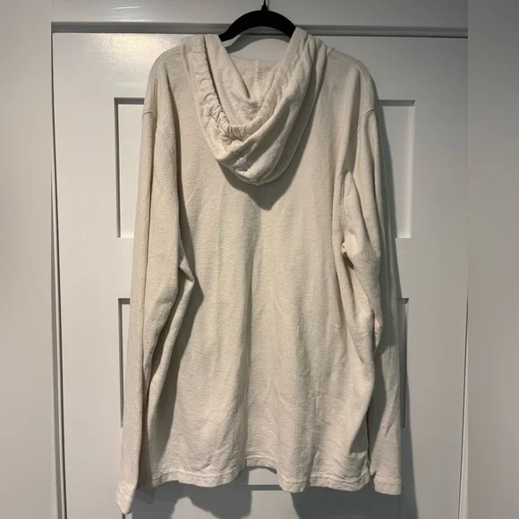 LUCKY BRAND Men’s Linen Blend Pullover Hoodie Size XL - Picture 2 of 6